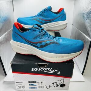 Saucony Triumph 20 ‘Ocean/Redrock’ Blue Men’s Running Shoes Size 11